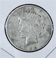 1922-S Silver Peace Dollar