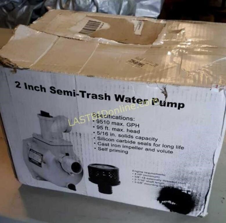 2 inch Semi-Trash Water Pump