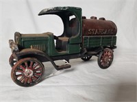 CAST IRON OIL TANKER TOY