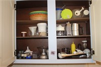 Contents of Cabinet Cookware
