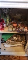 Cabinet lot Placemats Napkin Holders & More
