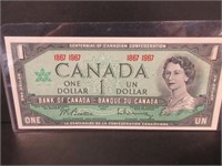 1867-1967 UNC CANADA ONE DOLLAR CENTENNIAL YEAR