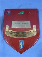 Green Beret Plaque