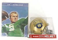 Notre Dame Mini Helmet (Hornug), Game Program