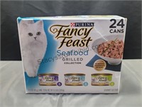 24 Cans Fancy Feast Seafood