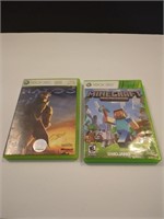 Xbox 360 Minecraft & Halo 3