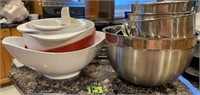 Stainless Steel Mixing Bowls Etc