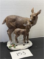 Ceramic deer decor