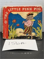 Vintage the little pink pig; 1938 (colored in w/