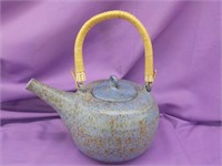 Pottery teapot