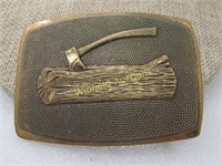 Vintage BSA Scouting Wood Badge Buckle , 1.5" Belt