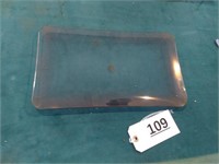 Shell Oil Glass Serving Tray