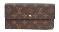 Louis Vuitton Monogram Long Folded Wallet