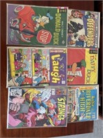6 vintage comic books