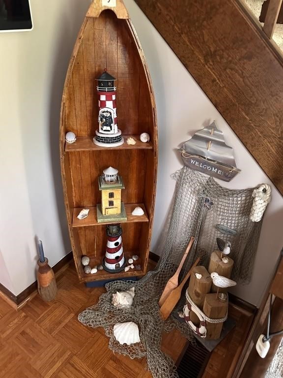 BOAT SHELF - NAUTICAL DECORATION