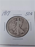 1917 Walking Libery Half Dollar