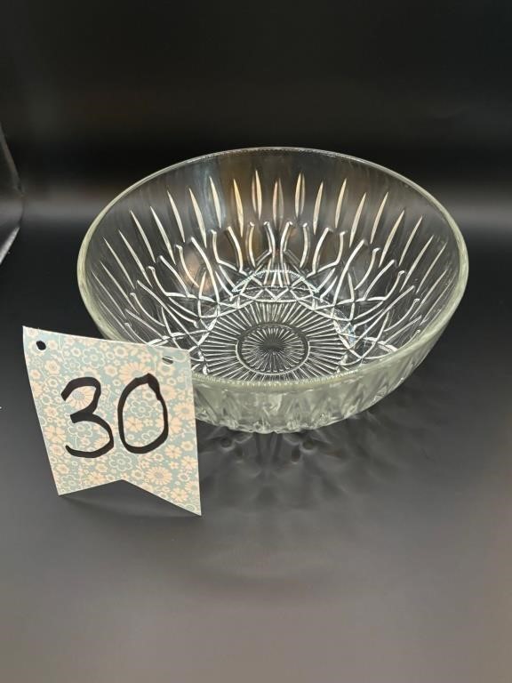 Gorham pressed glass bowl