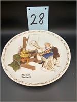 Norman Rockwell medium plate