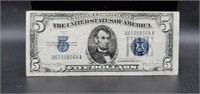 1934 D $5 Blue Seal Silver Certificate