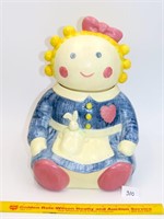 Vintage Sugar doll cookie jar by Treasure Craft