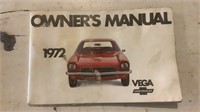 1972 Chevy Vega Owner’s Manual