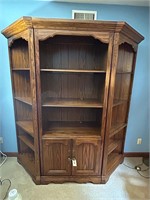 Large 3 Piece Oak Bookcase ~ Mint Condition