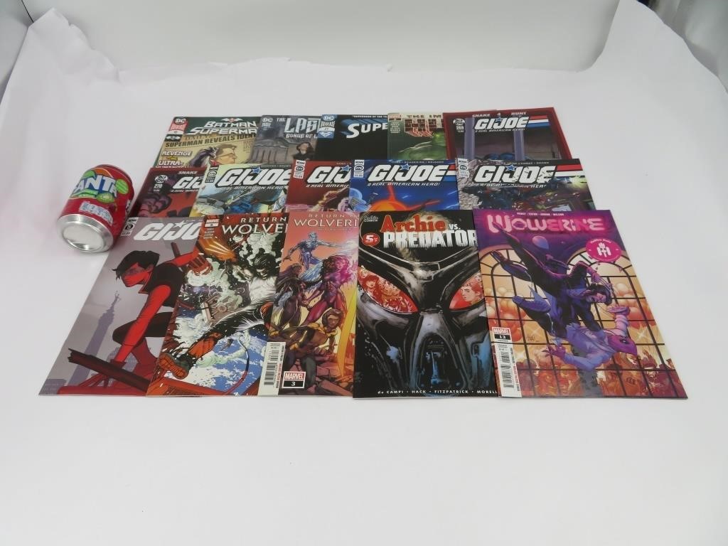 15 comic books dont G.I. Joe