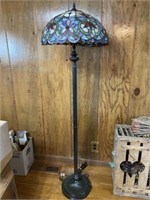 5 Foot Stained Glass Floor Lamp