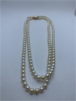 DOUBLE STRAND 16" STRAND NEEDS ATTACHED 14K GOLD