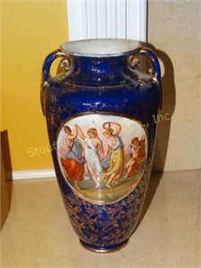Porcelain Vase, 13"h