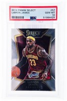 2014 PANINI SELECT LeBRON JAMES #57 GEM MT 10 PSA