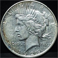 1926-D Peace Silver Dollar, Better Date