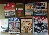 Lot Of WWII Military Books - Pearl Harbour - Vimy