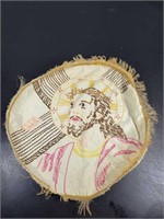 Vintage Jesus Hand Embroidery