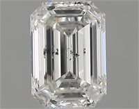 Gia Certified Emerald Cut .71ct Si2 Diamond