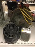 3 fans. Honeywell, Lasko and more.