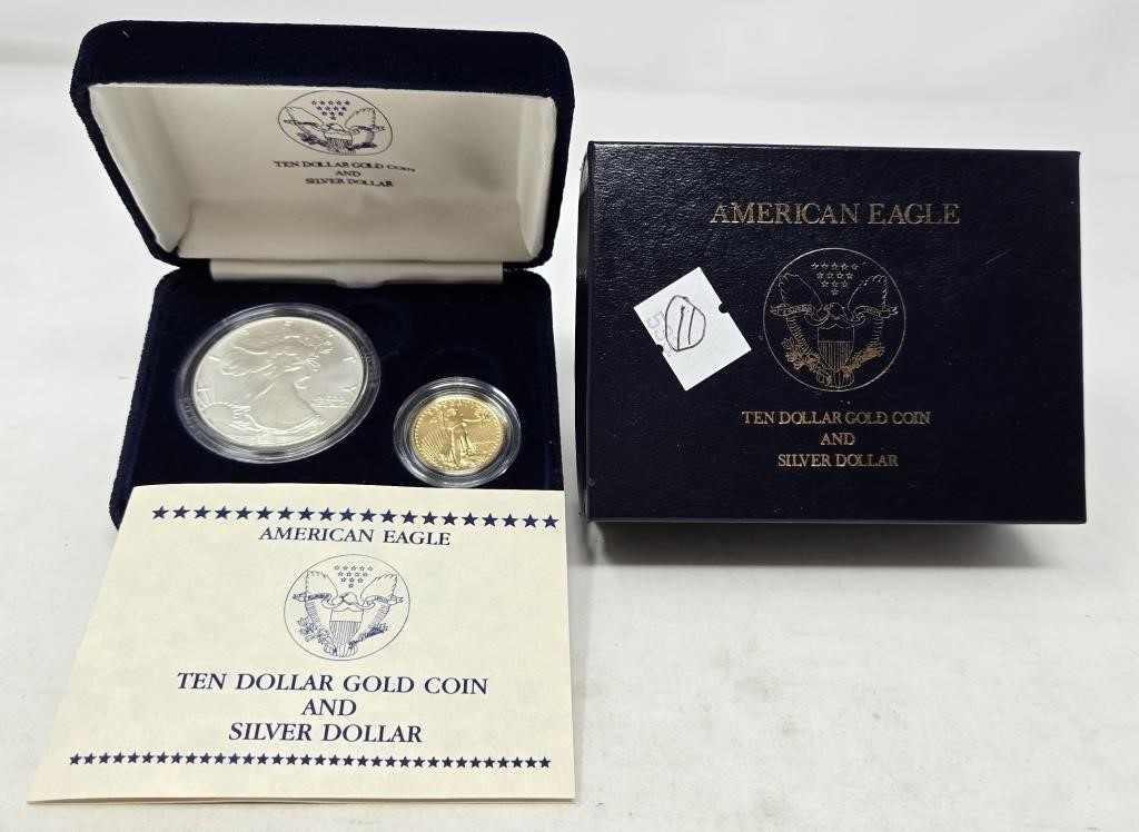 U.S. Mint $1 S.E., $10 Gold