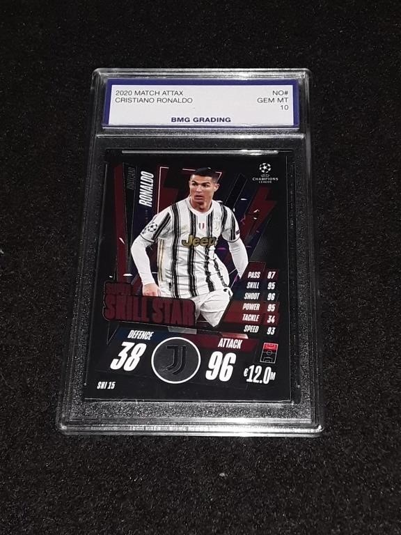 Cristiano Ronald 2020 Match Attax GEM MT 10