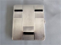Art Deco English Sterling Cigarette Case 96g