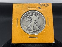 1918-P Walking Liberty Half Dollar