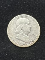 Key Date* Silver 1949-S Franklin Half Dollar