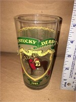1981 Kentucky Derby collectible glass