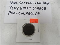 Nova Scotia 1861 large penny