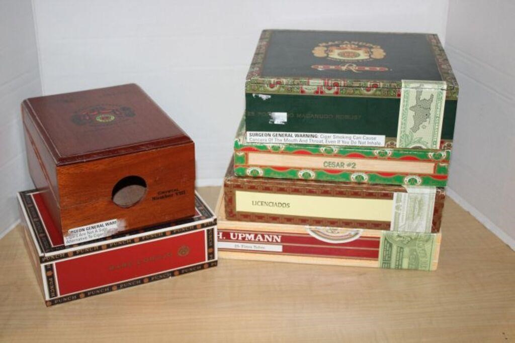 SELECTION OF CIGAR BOXES