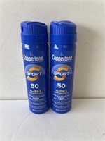 2 copper tone sport sunscreen 50 spf  1oz