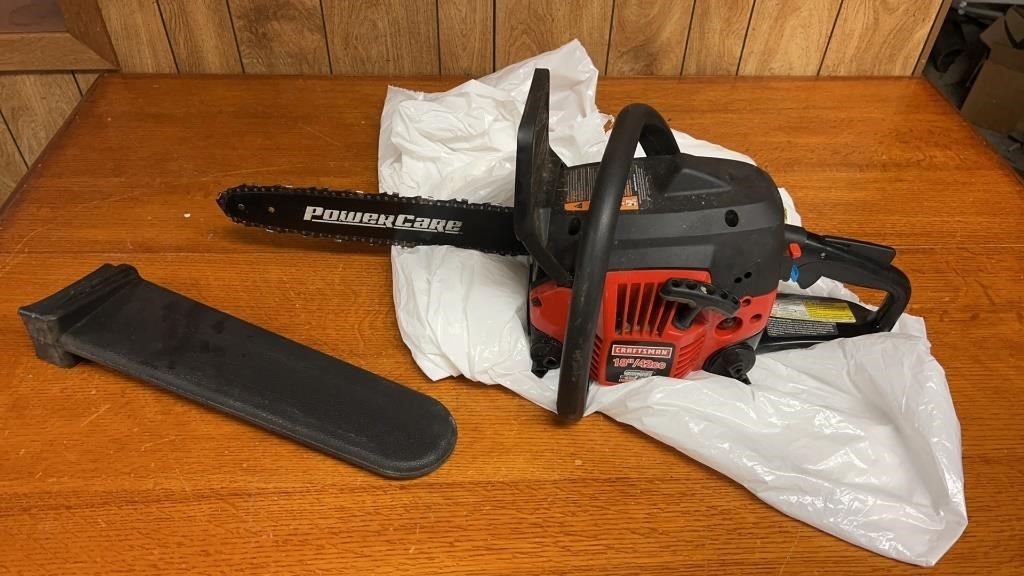 Craftsman 18”/42cc chainsaw leaks fuel out of the