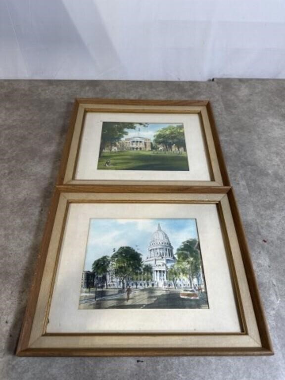 James Gray Artwork of State Capital and Bascom