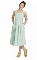 Universal Thread Mint Pleated Sleeveless Dress