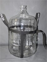 Vintage 5 Gallon Glass Carboy Bottle Brew Hauler