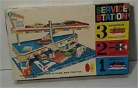 Vintage Tin Toy Service Station